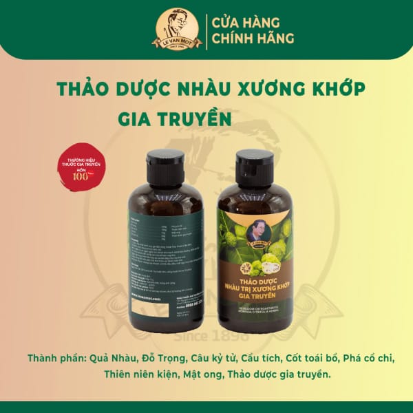 Alternative view of Thảo dược nhàu trị xương khớp gia truyền