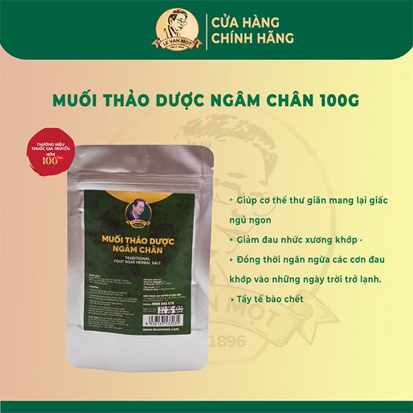 Muối thảo dược ngâm chân