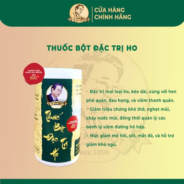 Thuốc bột đặc trị ho